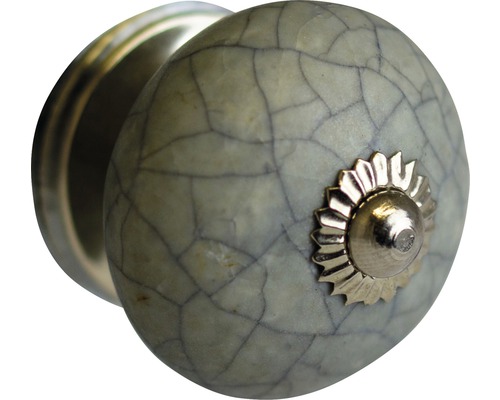 Mâner de ușă cu mâner ceramic și aspect crăpat