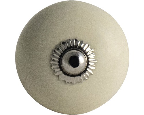 Buton de mobilă ceramică cu fixare metalică