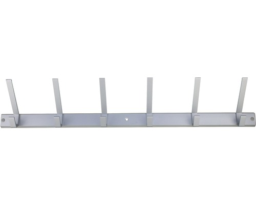 Bară pentru haine cu cinci cârlige pentru montare pe perete