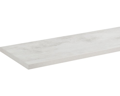 Extensie blat lavoar baie PAL decor beton 10x50,5x4 cm FACKELMANN Hype 3.0 Raft cu aspect de beton