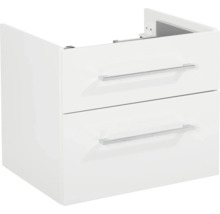 Bază lavoar baie suspendată FACKELMANN Hype 3.0, 2 sertare, PAL, 60 cm, alb-thumb-0