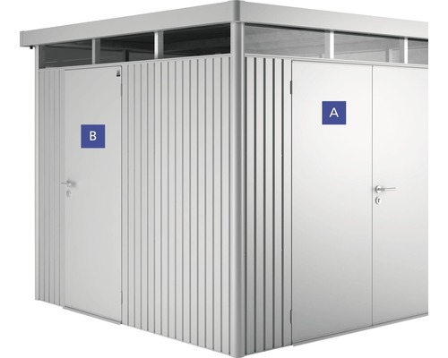 Magazie de scule cu două uși pentru depozitarea uneltelor de grădină și a instrumentelor