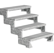 Scară metalică cu patru trepte