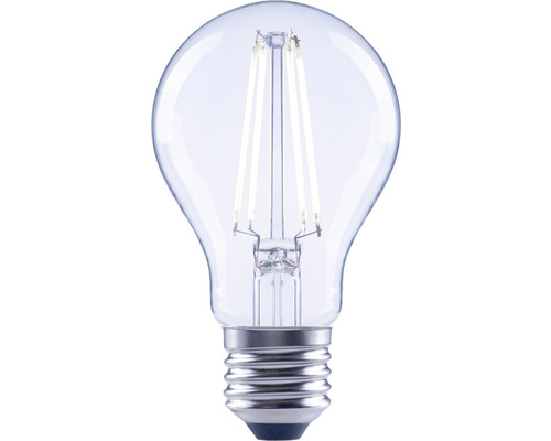 Bec LED variabil Flair E27 4W 470 lumeni, glob clar A60, lumină neutră Bec LED transparent cu soclu E27