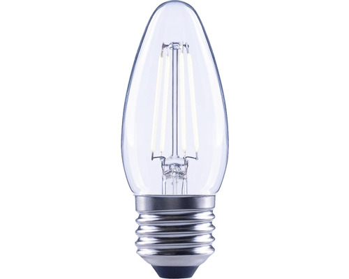 Bec LED variabil Flair E27 4W 470 lumeni, glob clar lumânare, lumină neutră