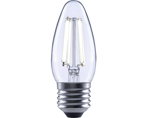 Bec LED variabil Flair E27 6W 806 lumeni, glob clar lumânare, lumină neutră