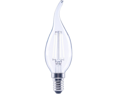 Bec LED variabil Flair E14 2,2W 250 lumeni, glob clar lumânare decorativă, lumină neutră Bec LED în formă de picătură cu soclu E14