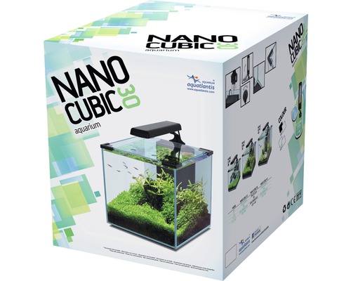 Acvariu Nano Cubic 30 în ambalaj