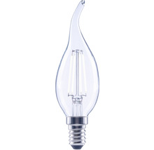 Bec LED variabil Flair E14 4W 470 lumeni, glob clar lumânare decorativă, lumină neutră
