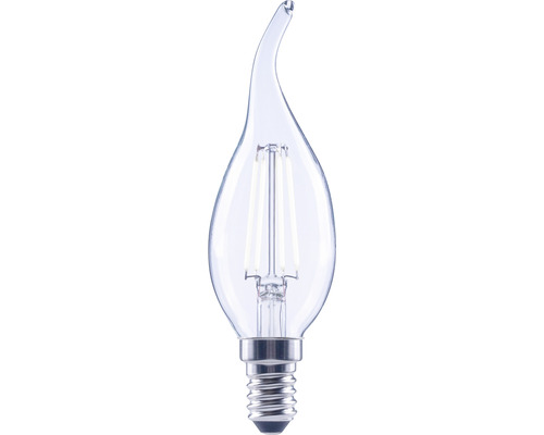 Bec LED variabil Flair E14 4W 470 lumeni, glob clar lumânare decorativă, lumină neutră