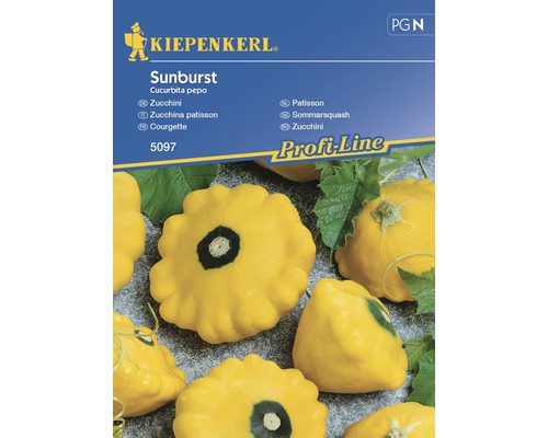 Semințe de legume Kiepenkerl, dovlecel galben Sunburst