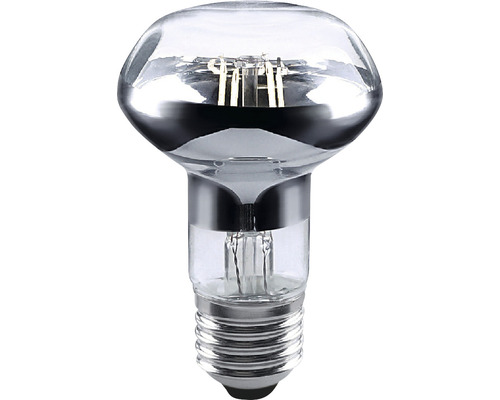 Bec LED variabil Flair E27 4W 280 lumeni, reflector R63 clar, lumină neutră Lampă reflector cu soclu E27
