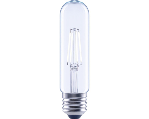 Bec LED variabil Flair E27 4W 470 lumeni, glob cilindru T32, lumină neutră Bec LED transparent cu soclu E27