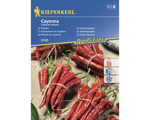 Semințe de legume Kiepenkerl, ardei iute Cayenne-0