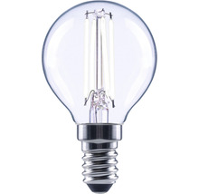 Bec LED variabil Flair E14 4W 470 lumeni, glob clar G45, lumină neutră
