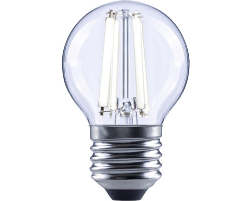 Bec LED variabil Flair E27 6W 806 lumeni, glob clar G45, lumină neutră