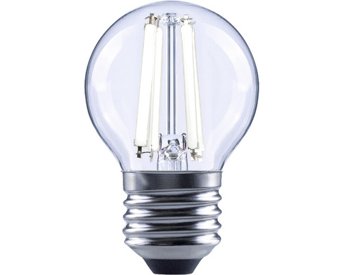 Bec LED variabil Flair E27 6W 806 lumeni, glob clar G45, lumină neutră Bec LED clar, de formă rotundă, pentru interior