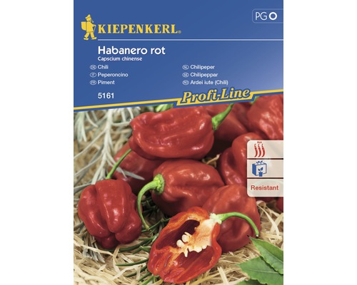 Semințe de legume Kiepenkerl, ardei iute Habaneo roșu