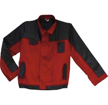 Jachetă de lucru DCT Asimo din bumbac + poliester roșu/gri, mărimea 52-thumb-0