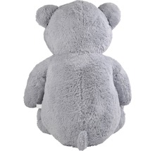 Vedere din spate a unui ursuleț de pluș gri