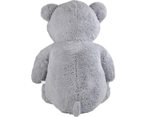 Vedere din spate a unui ursuleț de pluș gri