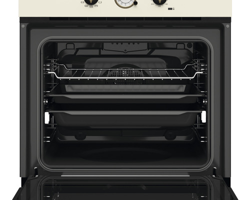 Cuptor deschis cu grătar și tăvi de copt