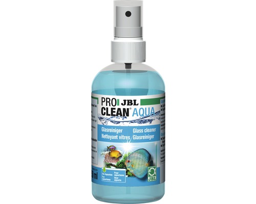 Detergent pentru curățat geam acvariu JBL Proclean Aqua, 250 ml JBL Pro Clean Aqua Soluție de curățat sticla în flacon cu pulverizator
