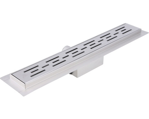 Canal de duș din oțel inoxidabil cu design cu fante