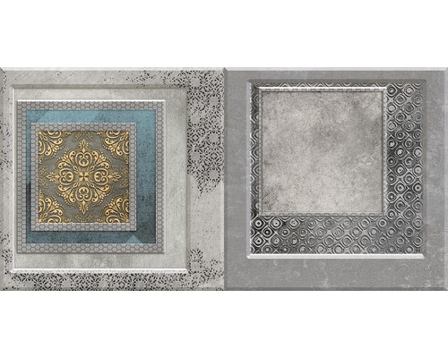 Decor faianță Deluxe Gris rectificată 30x60 cm