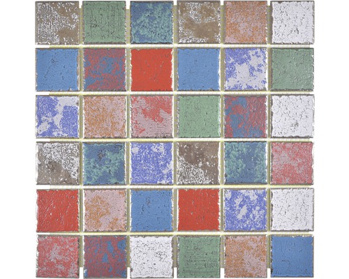 Mozaic ceramic CD CUBIS Quadrat Orient Color Mix 31,6x31,6 cm Plăci de mozaic cu diferite nuanțe