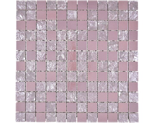 Mozaic piscină Quadrat Gaku pink CG GA8 31,6x31,6 cm Mozaic din sticlă și ceramică