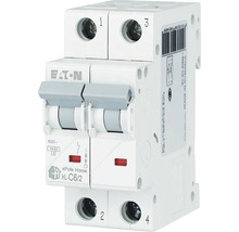 Disjunctor electric modular Eaton xPole Home 2P 6A 4,5kA, curbă C