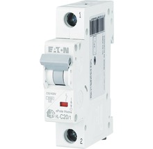 Disjunctor electric modular Eaton xPole Home 1P 20A 4,5kA, curbă C