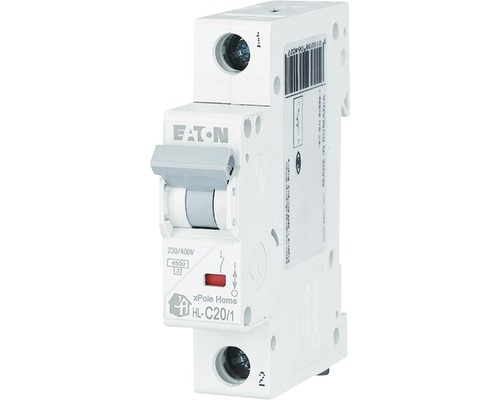 Disjunctor electric modular Eaton xPole Home 1P 20A 4,5kA, curbă C