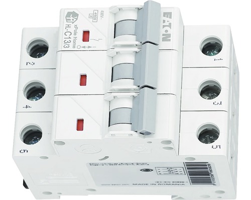 Întrerupător de curent rezidual Eaton, tripolar