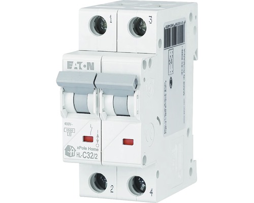 Disjunctor electric modular Eaton xPole Home 2P 32A 4,5kA, curbă C