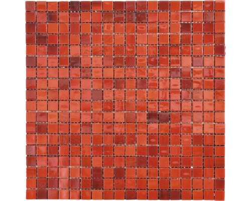 Mozaic din sticlă GM MRY 300 pătrat 29,5x29,5 cm sticlă roșie