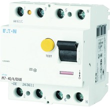 Întreruptor simplu cu protecție diferențială Eaton xPole 4P 40A 10kA/300mA