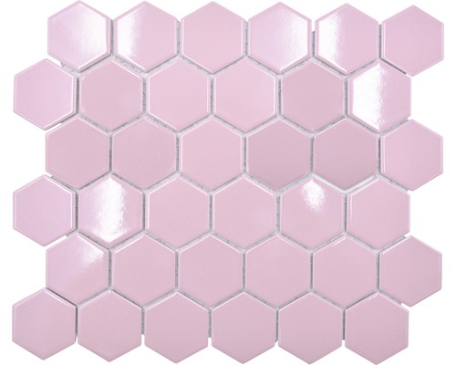 Mozaic piscină HX 520 hexagon uni 32,5x28,1 cm