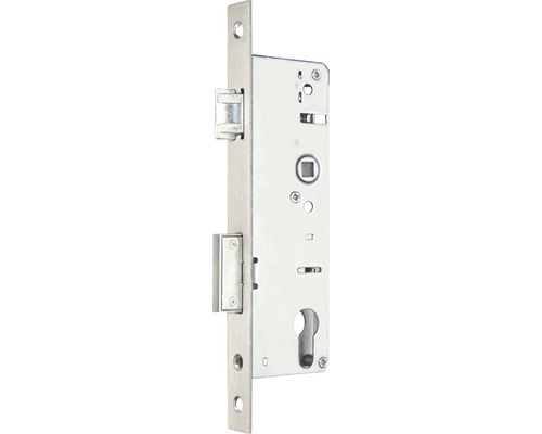 Broască îngropată ușă Abus 35/92 mm, stânga & dreapta, pentru cilindru, zincată Încuietoare aplicată din metal pentru uși de interior