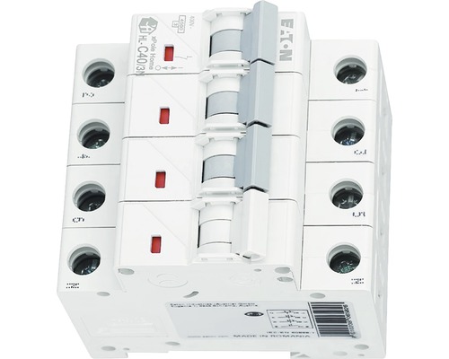 Întrerupător automat Eaton, tripolar, cu nul