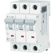 Disjunctor electric modular Eaton xPole Home 3P 6A 4,5kA, curbă C