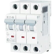 Disjunctor electric modular Eaton xPole Home 3P 50A 4,5kA, curbă C