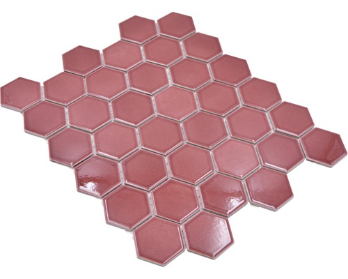 Placă de mozaic ceramică hexagonală