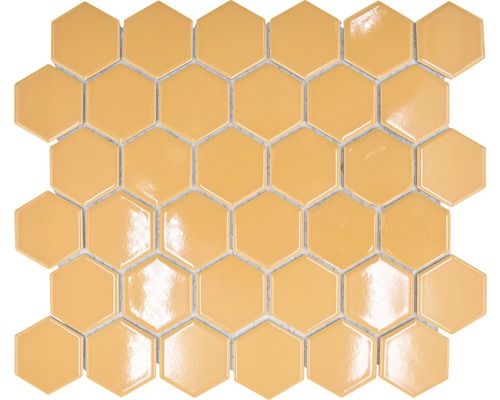 Mozaic piscină HX 570 hexagon ocru 32,5x28,1 cm
