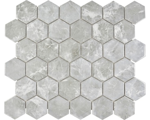 Mozaic piscină HX Curio MG hexagon 32,5x28,1 cm
