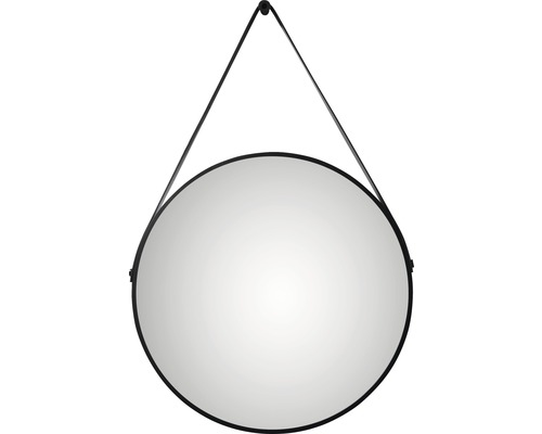 Oglindă baie cu LED DSK Black Vogue matt Ø 50cm