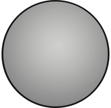 Oglindă baie rotundă DSK Black Circuit cu margini negre mate Ø 60 cm-thumb-0