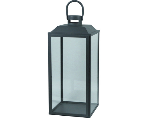 Felinar din metal și sticlă cu mâner