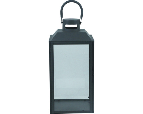 Lanternă decorativă din metal și sticlă cu mâner de transport